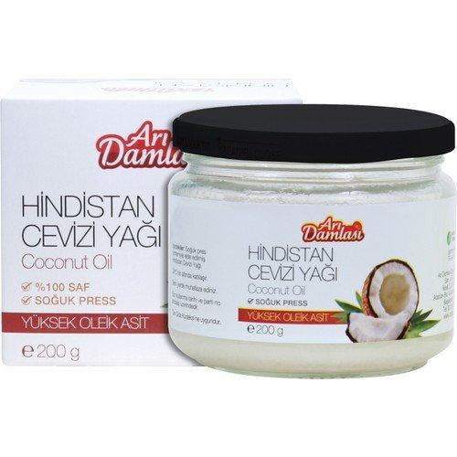 Arı Damlası Soğuk Pres Hindistan Cevizi Yağı 200g Fiyatı Aktardan