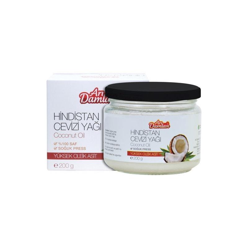 Arı Damlası Soğuk Pres Hindistan Cevizi Yağı 200g Fiyatı Aktardan