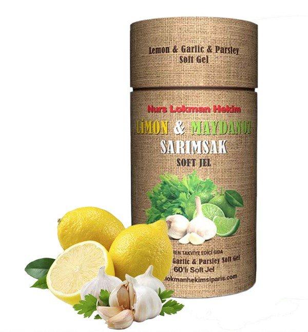 Nurs Lokman Limon Maydanoz Sarımsak Kürü 60 Adet 500mg Fiyatı