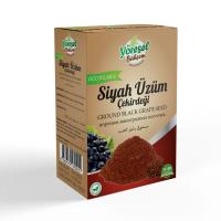 Yöresel Bahçem Siyah Üzüm Çekirdeği Öğütülmüş (150g)