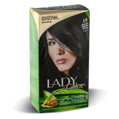 Lady Color 1.0 Siyah Saç Boyası