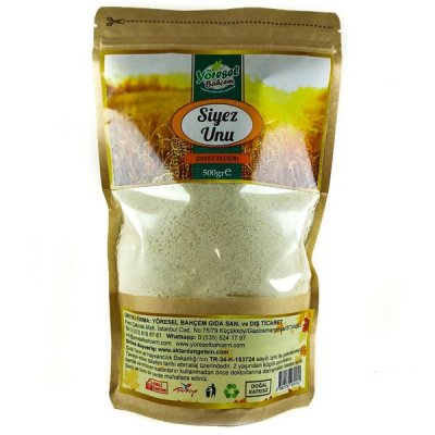 Yöresel Bahçem Siyez Unu 500gr