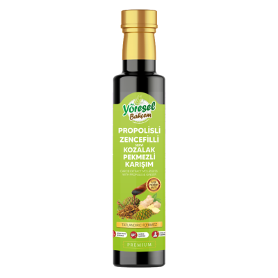Yöresel Bahçem  Propolisli Zencefilli Kozalak Pekmezli Karışım 350g