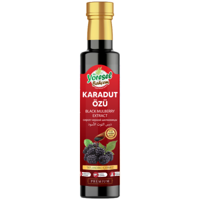Yöresel Bahçem Karadut Özü 350g